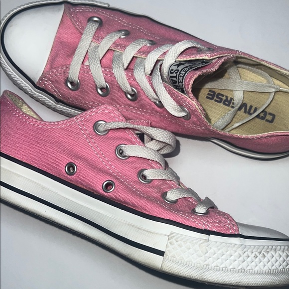 Converse Pink Canvas Sneakers - Picture 8 of 11